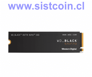 SSD Black SN770 250GB NVMe PCIe Gen4 Modelo WDS250G3X0E