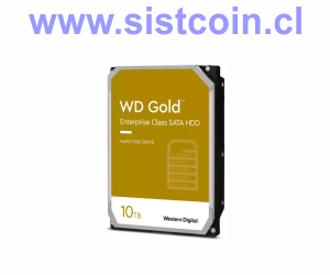 Gold SATA HDD de Clase Empresarial 10TB 256mb SATA3 Modelo WD102KRYZ