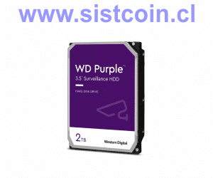 Disco Duro Video Vigilancia Purple 2TB 256mb Surveillance Modelo WD23PURZ
