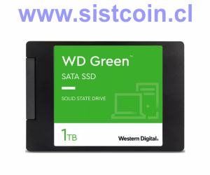 SSD Green 1TB SATA3 3D Modelo WDS100T3G0A