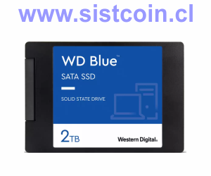 WD SSD Blue SA510 2TB SATA3 3D Modelo WDS200T2B0A