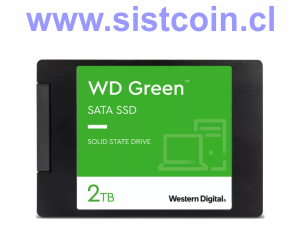 SSD Green 2TB SATA3 3D Modelo WDS200T2G0A