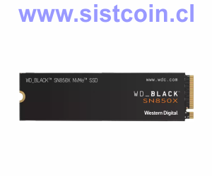 SSD Black SN850x 2TB NVMe PCIE Gen4 Hotsink Modelo WDS200T2XHE