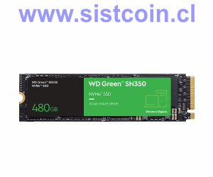 SSD Green SN350 480GB M2 NVMe Modelo WDS480G2G0C