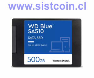 WD SSD Blue SA510 500GB SATA 3D Modelo WDS500G3B0A