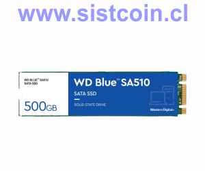 SSD Blue SA510 500GB M2 SATA3 3D Modelo WDS500G3B0B