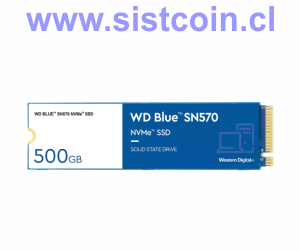 SSD SN570 Blue 500GB M2 NVMe Modelo WDS500G3B0C